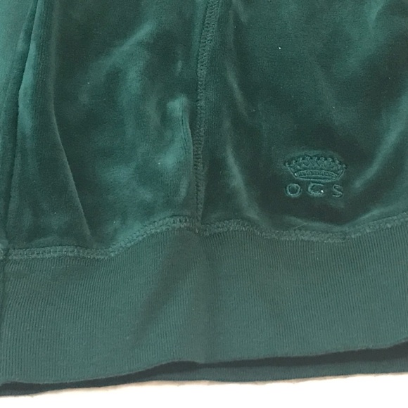 Oleg Cassini 2pc. Velour Track Suit Zipper Jacket Pants Size PS - Picture 6 of 12